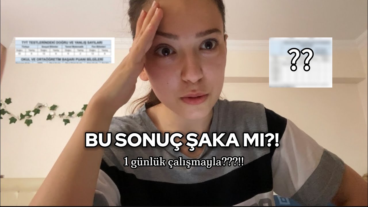 Sınav Sonucuma Bakıyorum | hic beklemedigim bir siralama geldi?! | nereleri yazacağım?