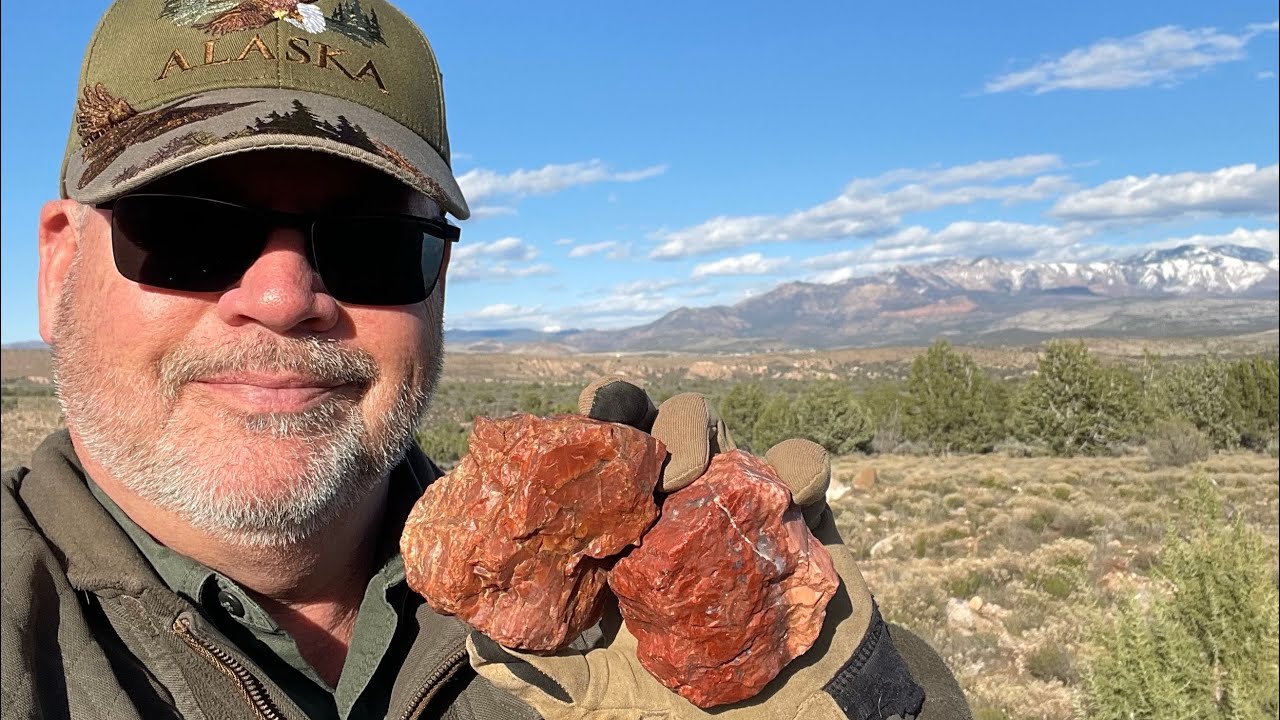Incredible Jasper Find!  Rockhounding Adventures Day & NIGHT!