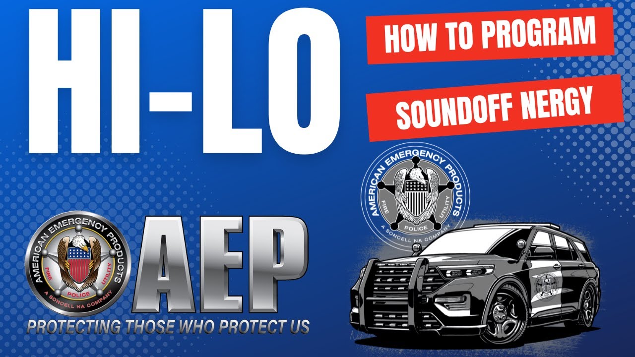 Hi-Lo Siren, SoundOff Signal nErgy Programming