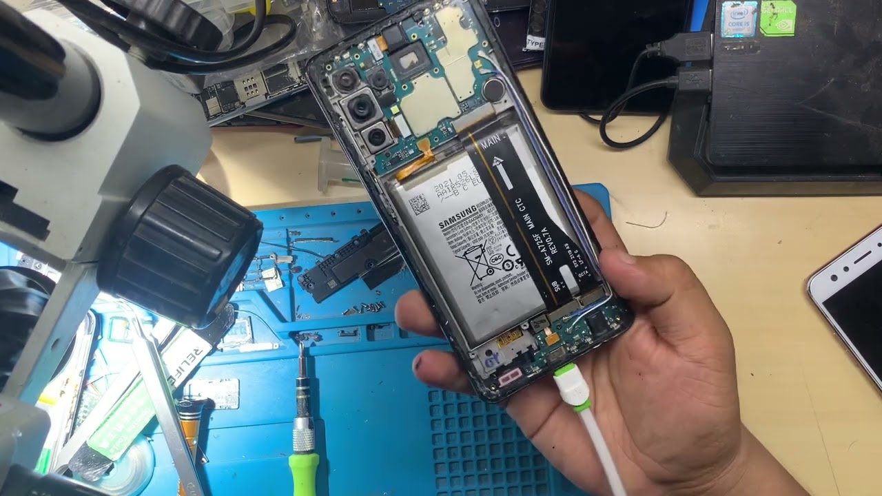 Samsung A72 restart restart promblem