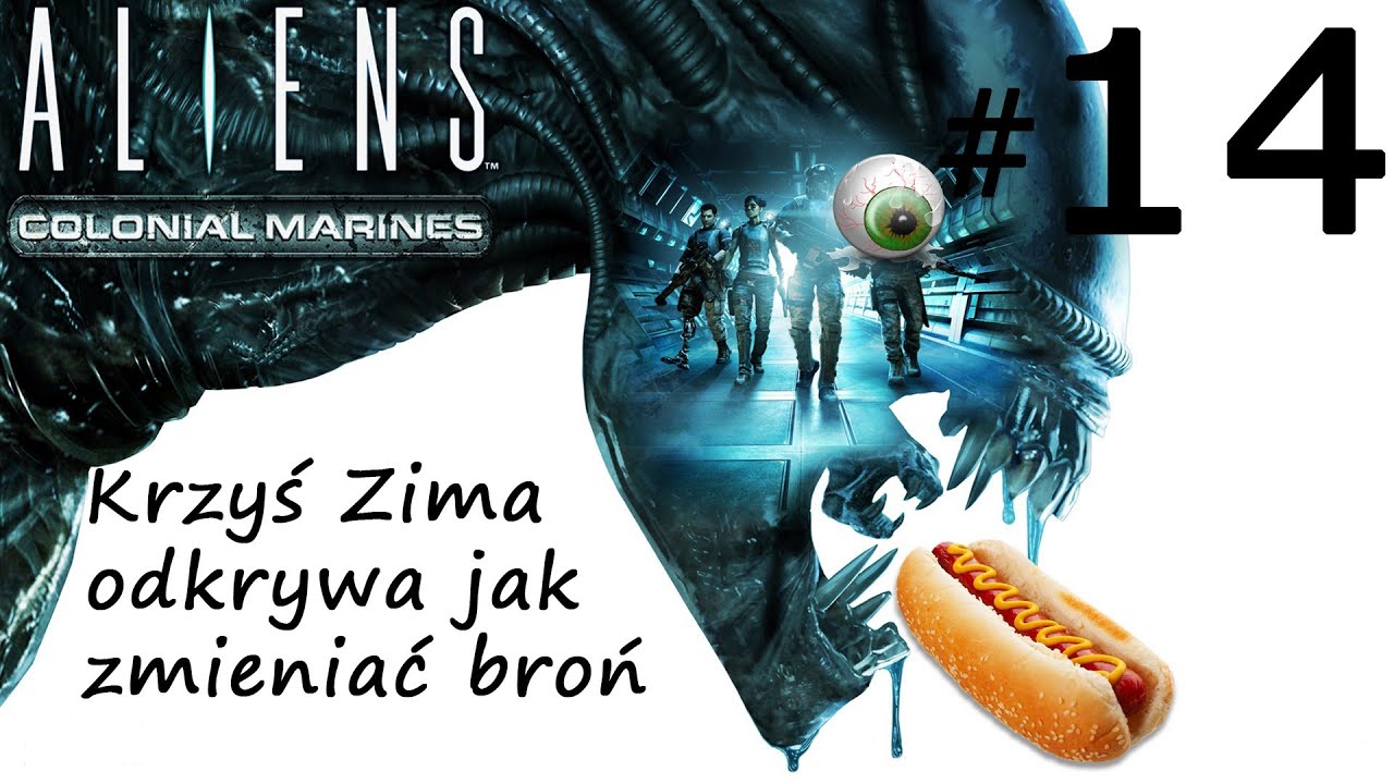 Aliens Colonial Marines #14 - Misja 5: Kruk - Najwyższy Poziom Trudności, gameplay pl