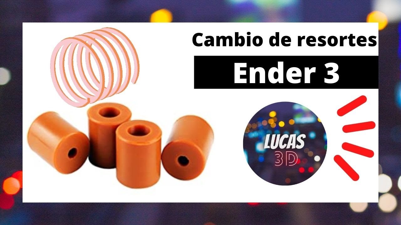 Ender3  - Cambio de resortes #impresión3d #ender3