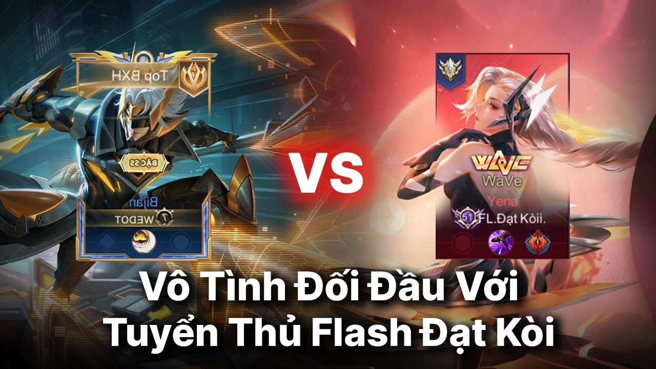 Vô Tình Solo TOP Với Flash Đạt Kòi | Hướng Dẫn Đối Đầu Với Tuyển Thủ......................