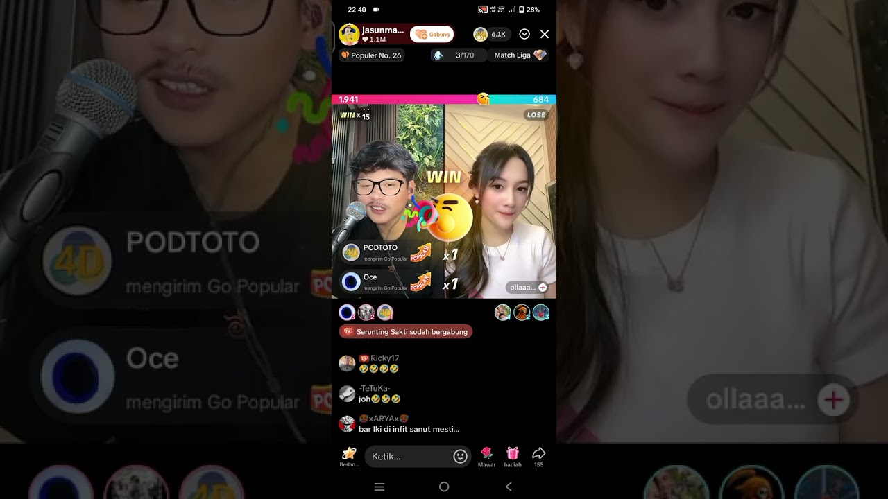 live terbaru jasun marju