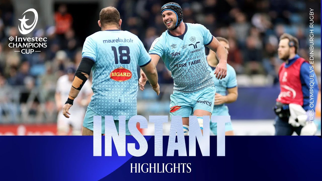 Dominant win | Castres Olympique v Edinburgh Rugby | Investec Champions Cup Instant Highlights