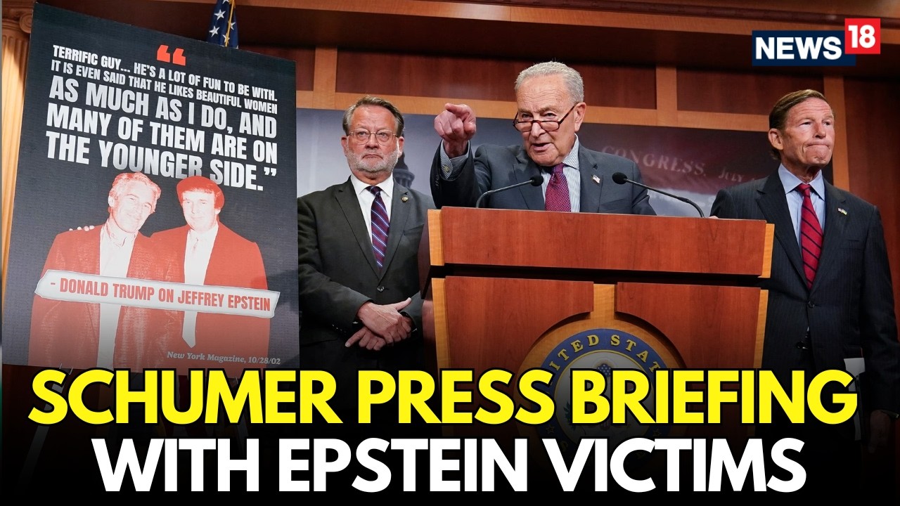 LIVE | Epstein Survivors Speak Out With Chuck Schumer: Explosive Press Conference On Virginia’s Law