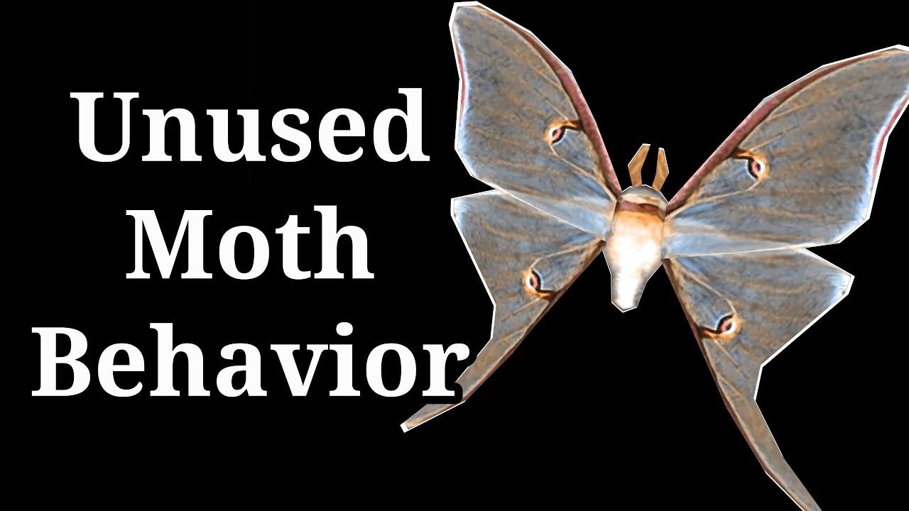 Unused Skyrim Moth Behavior