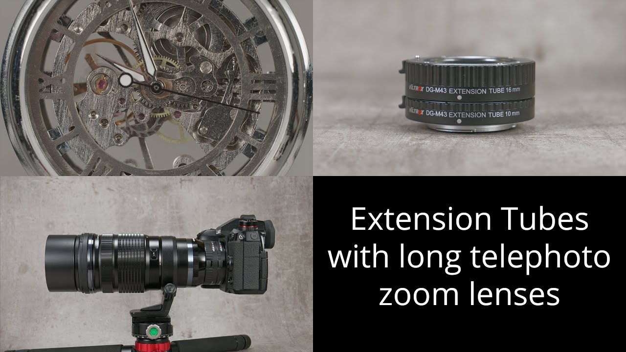 Extension tubes with long telephoto zooms e.g. Olympus 40-150 F2.8 Pro & Panasonic G9