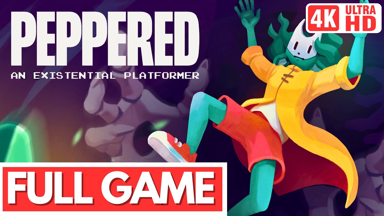 PEPPERED: an existential platformer Gameplay Walkthrough FULL GAME - No Commentary