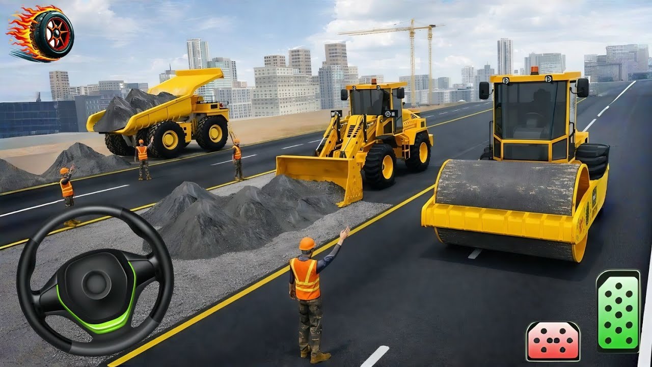 Road Construction Simulator 3D _ City Road Construction Excavator _ Android Gameplay _ Part 2 