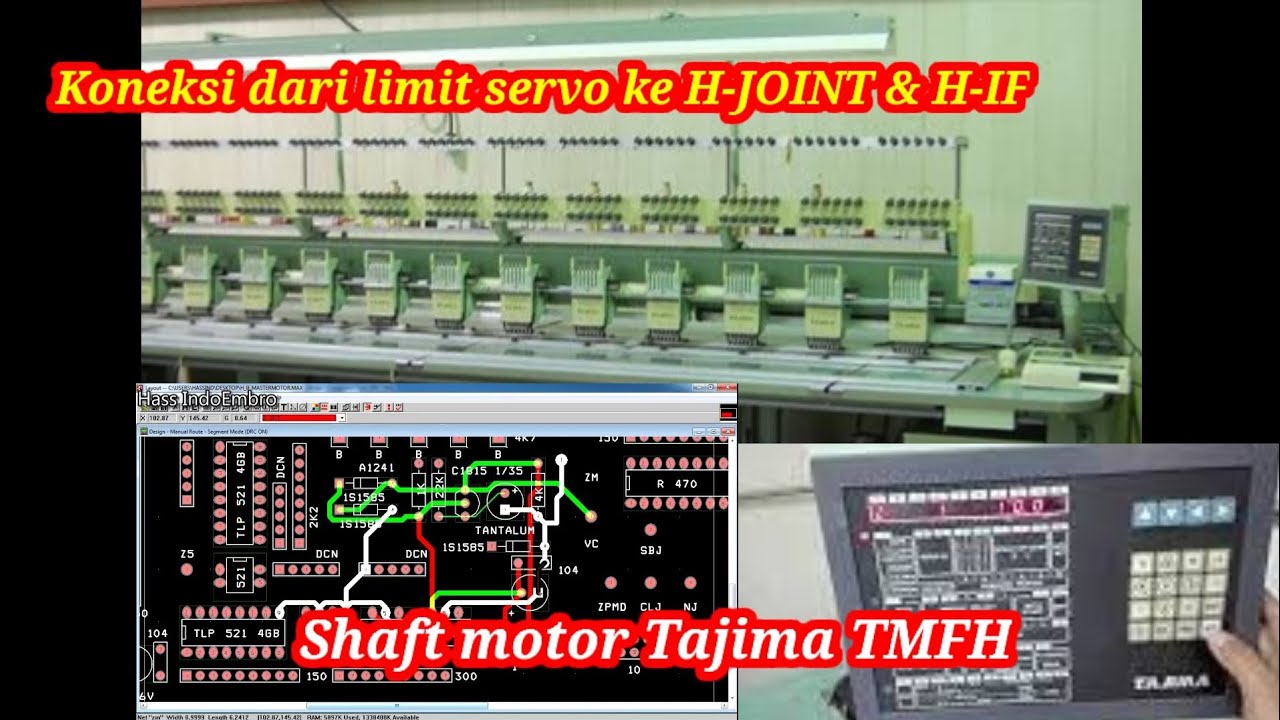 Tajima tmfh || koneksi motor shaft limit servo
