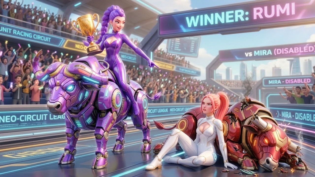 Ruby Family VS Golden Family : RUMI Wins The Magic Buffalo Racing Championship - KPOP Demon Hunters