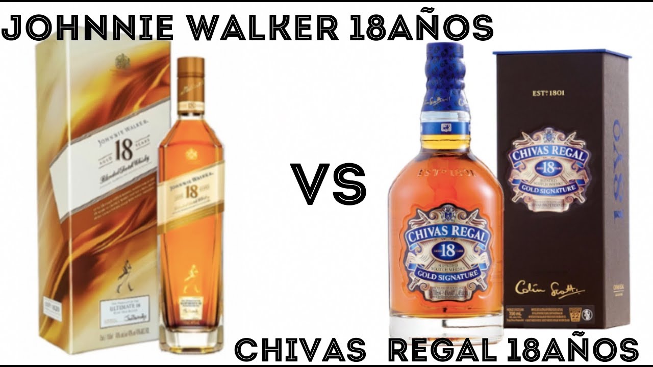 Johnnie Walker 18 años VERSUS  Chivas Regal 18 años (#130)