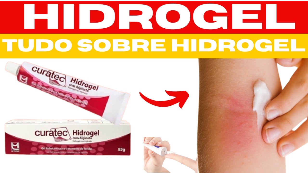 HIDROGEL - PARA QUE SERVE, COMO USAR, EFEITOS COLATERAIS - HIDROGEL PARA FERIDAS