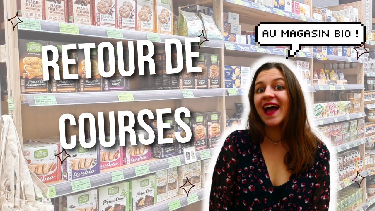 RETOUR DE COURSES : CE QUE J'ACHETE AU MAGASIN BIO + MES ASTUCES POUR DES COURSES ZÉRO DÉCHET