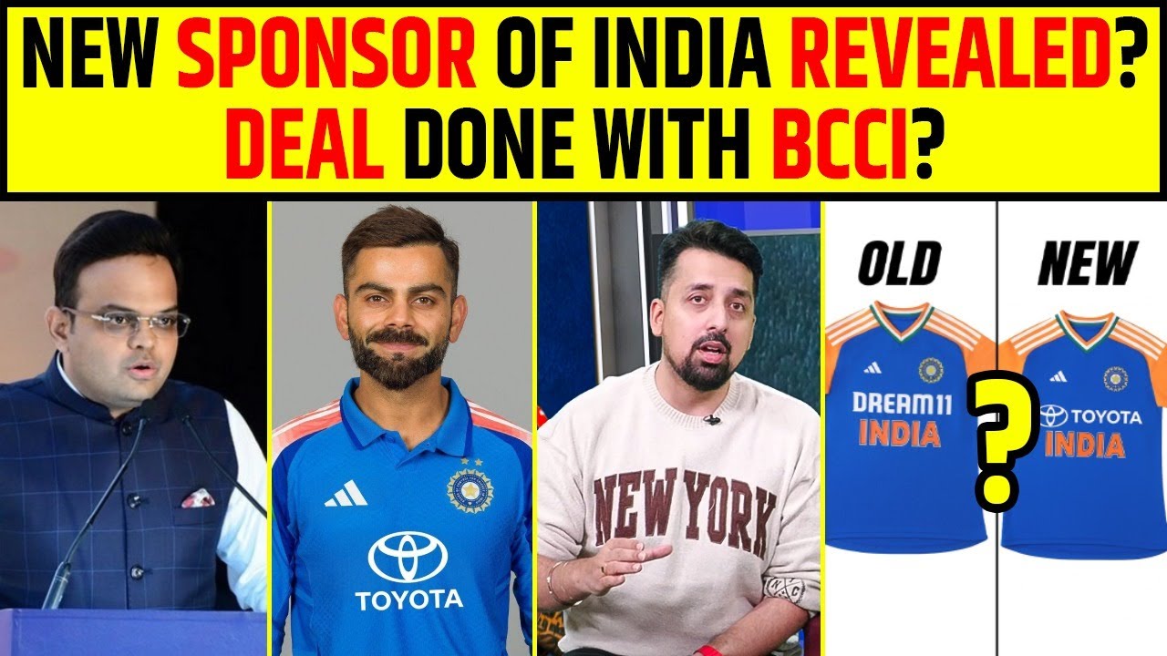 NEW SPONSOR OF TEAM INDIA REVEALED? DEAL DONE WITH BCCI? #teamindia #sponsor #bcci