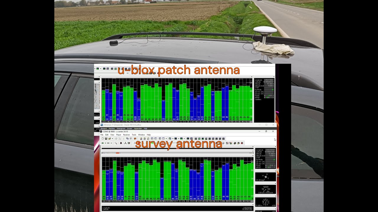 u-blox ZED-F9P with patch antenna vs survey antenna