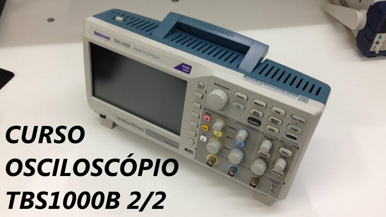 OSCILOSCÓPIO NÃO MORDE! Aula 2/2 | Curso TBS1000B Tektronix