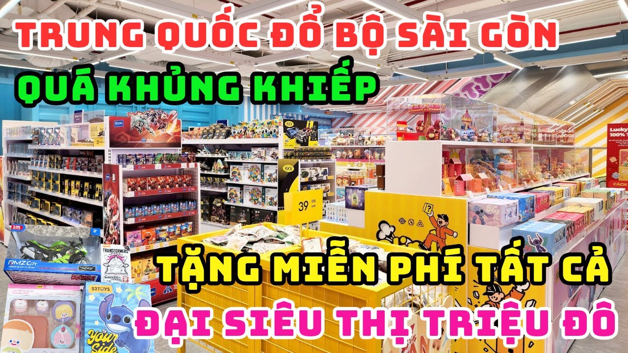 TRỰC TIẾP! BÙNG NỔ KHAI TRƯƠNG ĐẠI SIÊU THỊ TRUNG QUỐC LỚN NHẤT SÀI GÒN, NGẬP TRÀN QUÀ TẶNG MIỄN PHÍ