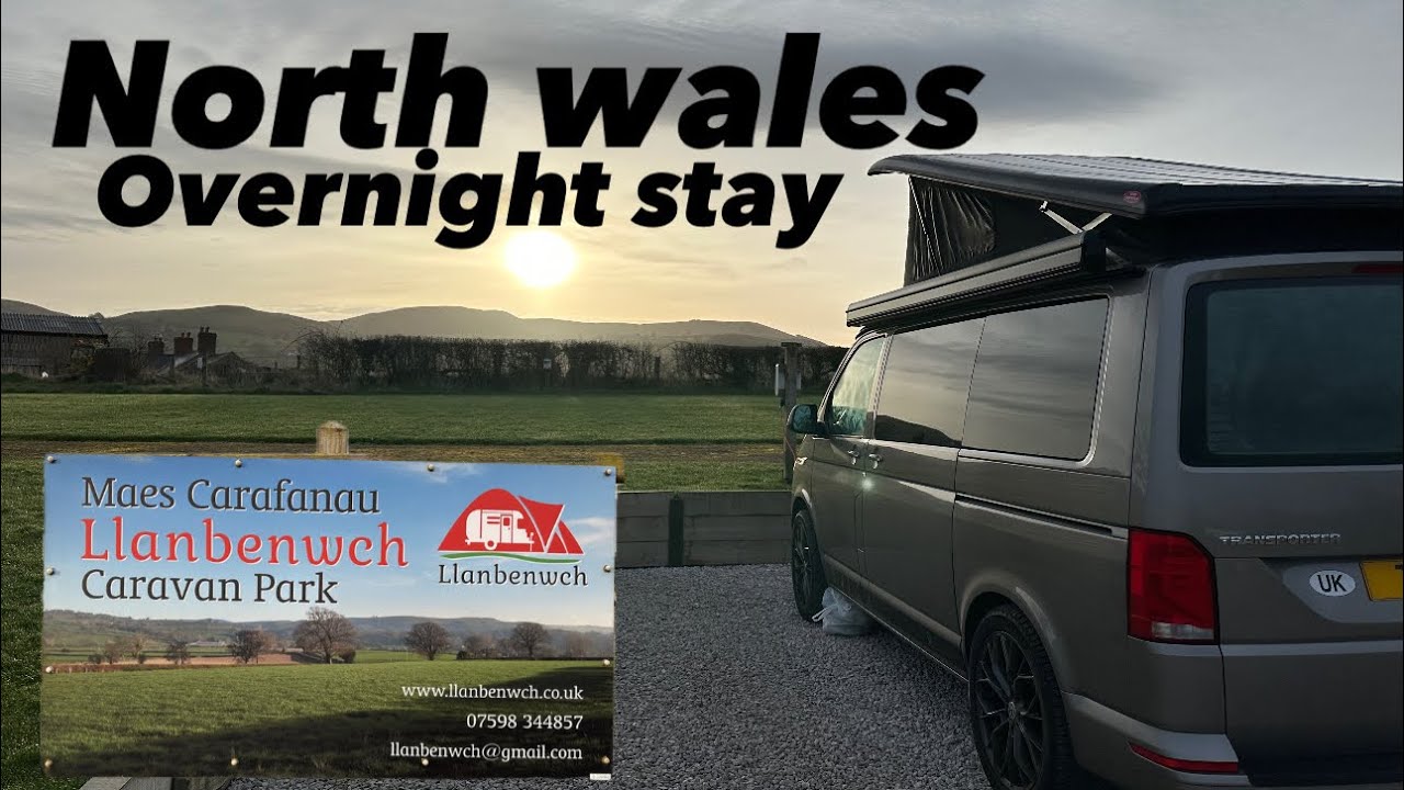 Campervan stay at Llanbenwch campsite and a walk up Moel Famau