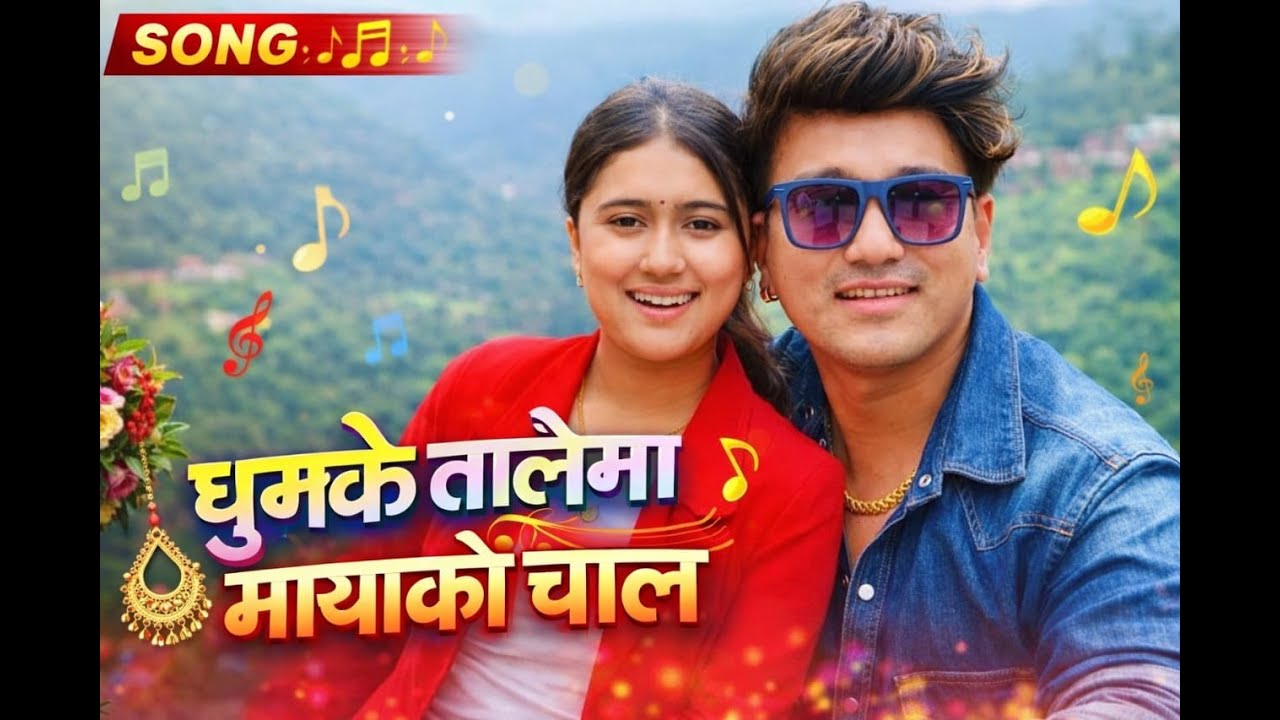 घुम्के तालैमा, मादल बज्यो आजनाच नचाऊँ सारा गाउँ, उठ्यो माया साजNEW NEPALI LOKDOHORI SONG 2082