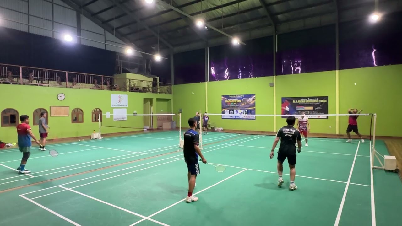 Andra/Muksin🥇vs Tri/Riyan #Allauzah #BadmintonIndonesia #Badminton 🎗️✨🥊