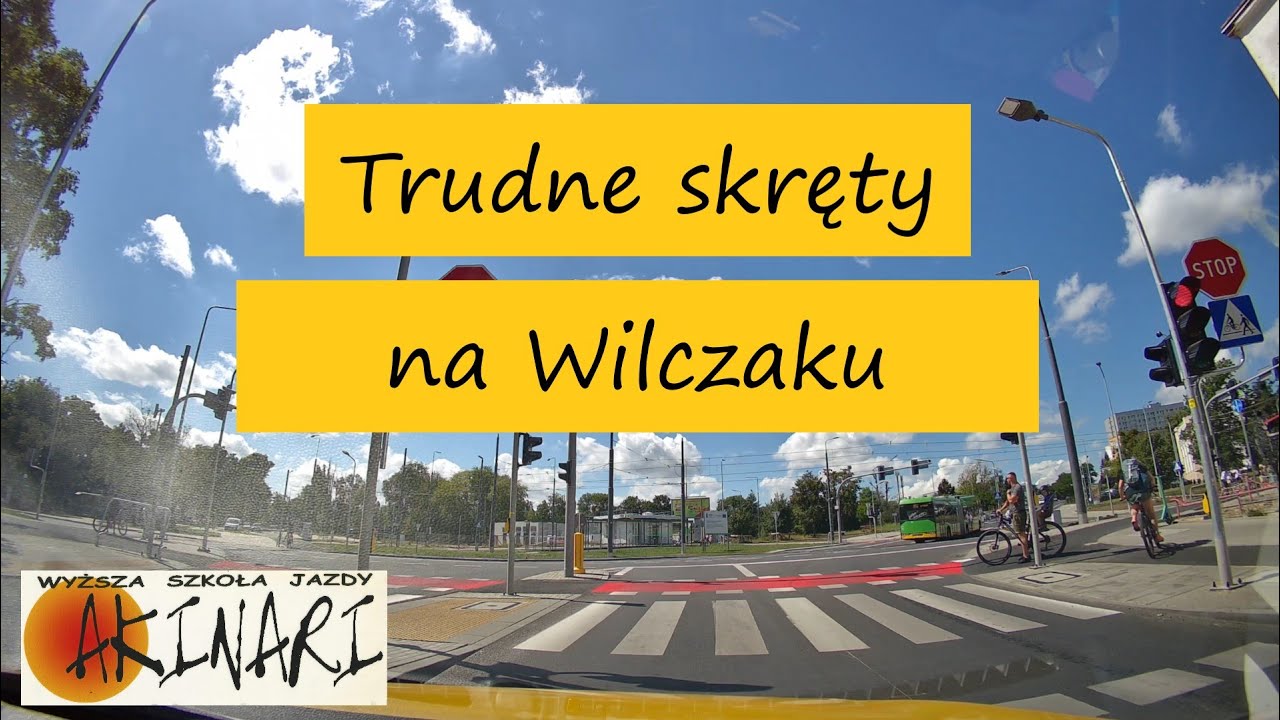 Trasa egzaminacyjna - Trudne skręty na Wilczaku