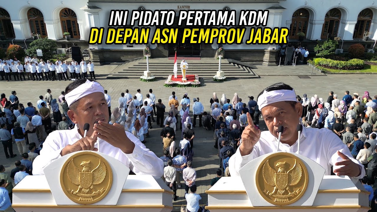 INI PIDATO PERTAMA KDM DI DEPAN ASN PEMPROV JABAR