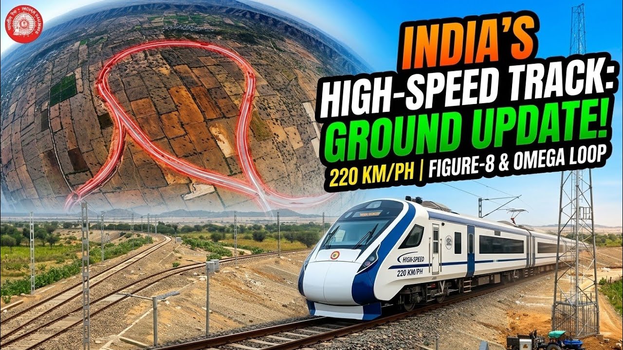 Indian Railway's 220 Kmph Broadgauge High Speed Testig Track latest update. 