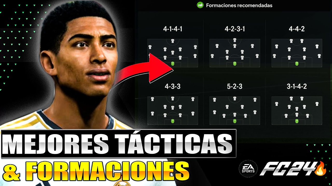 Las MEJORES TÁCTICAS & FORMACIONES para MODO CARRERA en FC 24!🔥