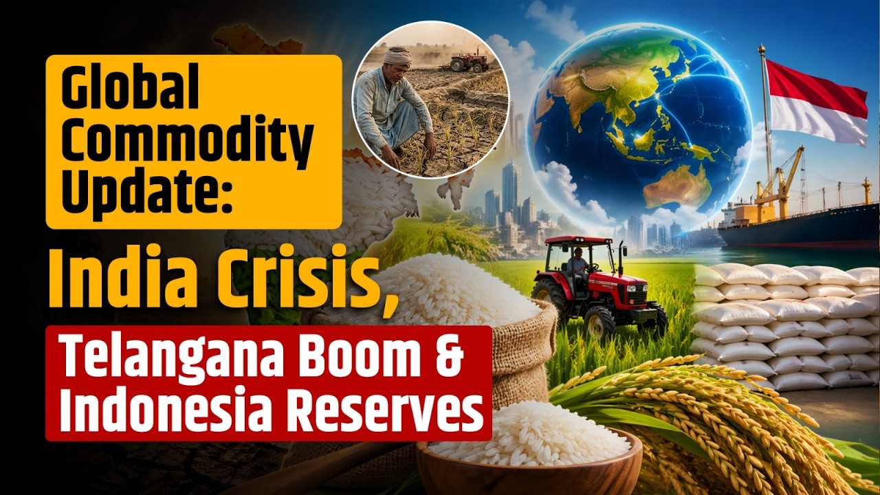 Global Commodity Update: India Rice Crisis, Telangana Boom & Indonesia Record Reserves