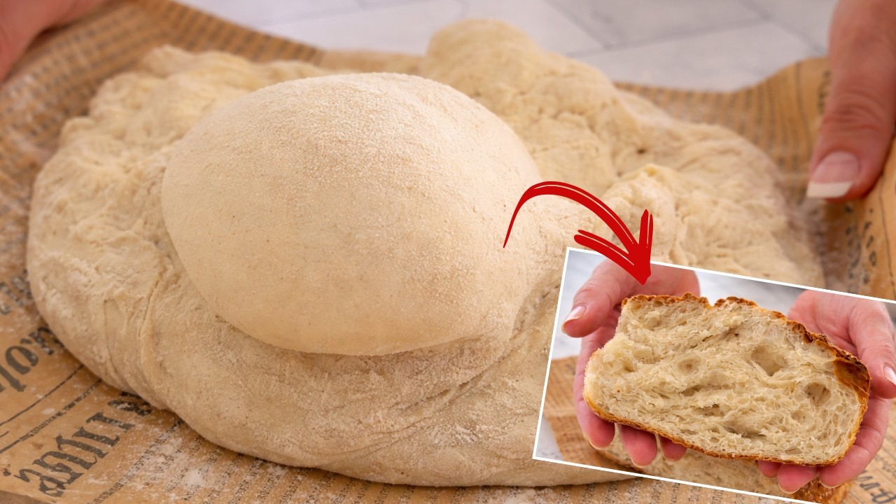Never Buy Bread Again: Easiest No Knead Homemade Bread