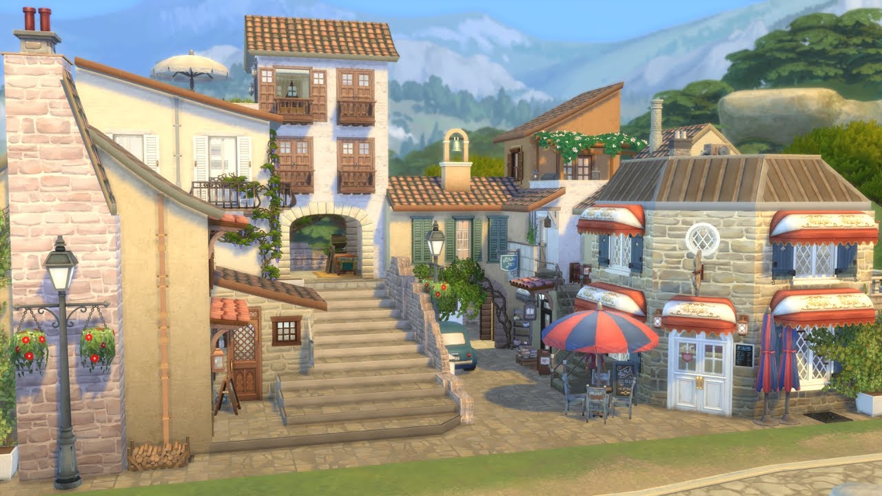 Tartosa Old Town | The Sims 4 Speed Build