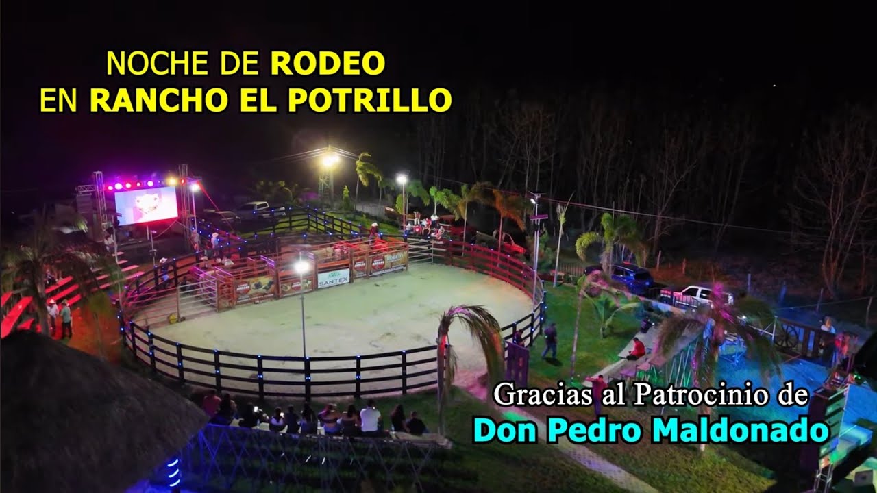 Jaripeo En Rancho El Potrillo de Don Pedro Maldonado en Nueva Concepción, Chalatenango, El Salvador.