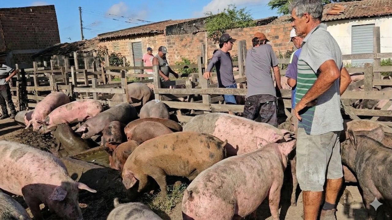 A FEIRA DE SUÍNOS EM CARUARU-PE É REFERÊNCIA NO NORDESTE, (10/03/26) #nordeste