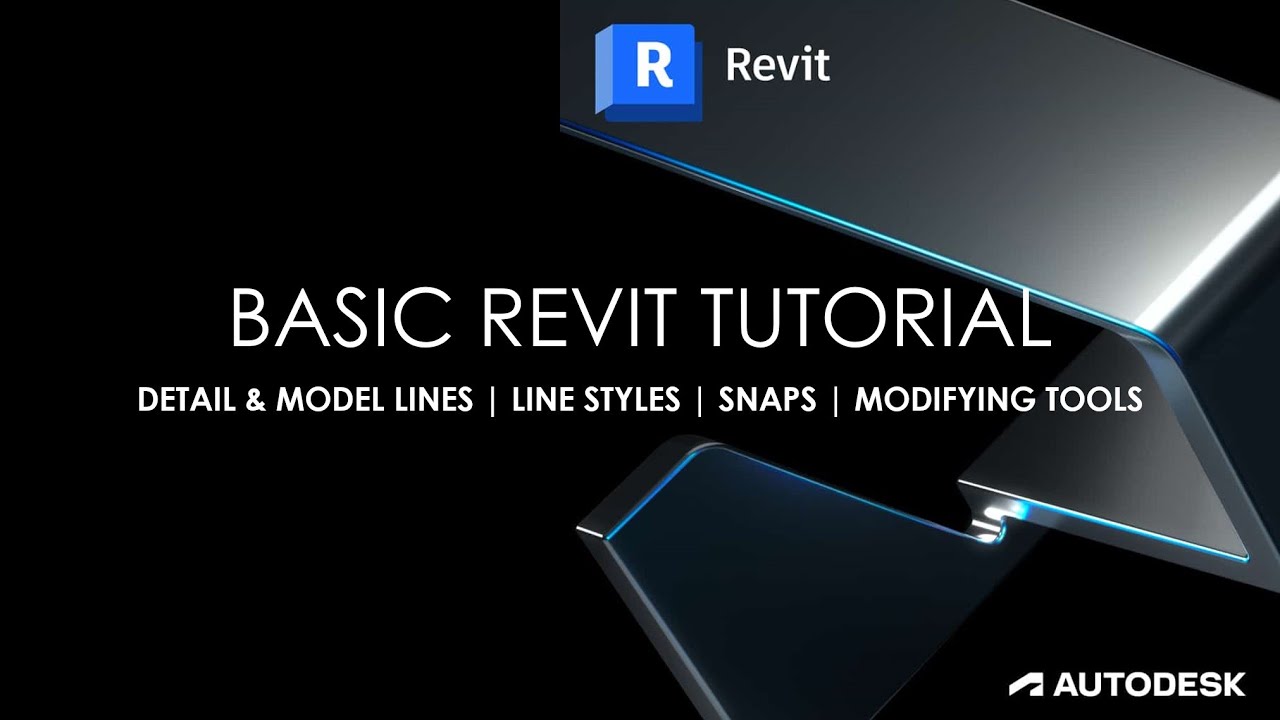 Lines | Snap | Line Styles | Modifying Commands - Basic Revit Tutorial