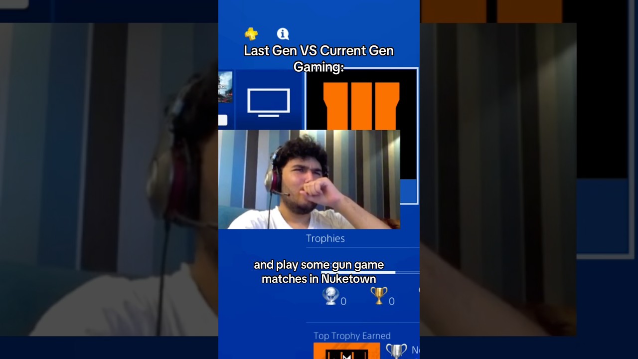 Last Gen VS Current Gen Gaming 💀 #lastgen #ps4 #currentgen #ps5 #skit