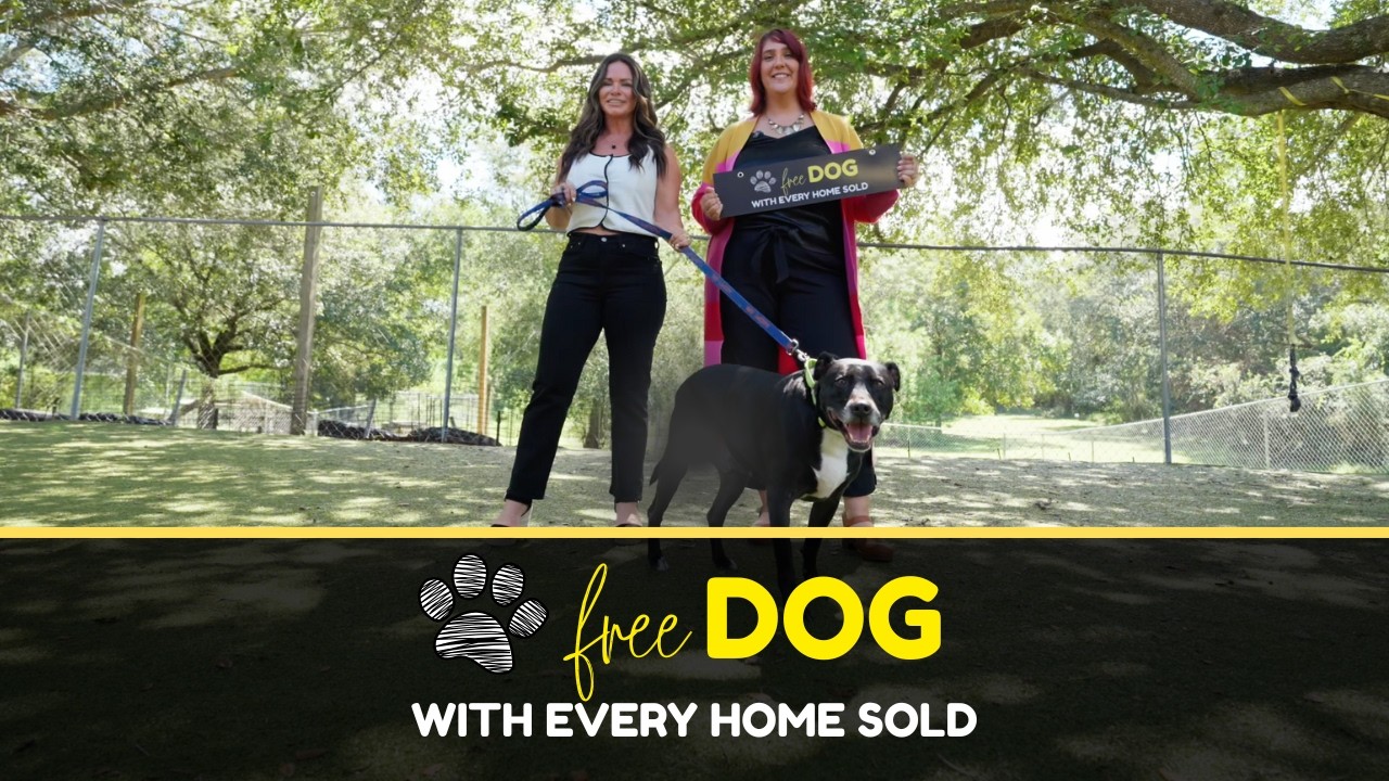 FREE Dog With Every Home Sold | Brevard County, Florida