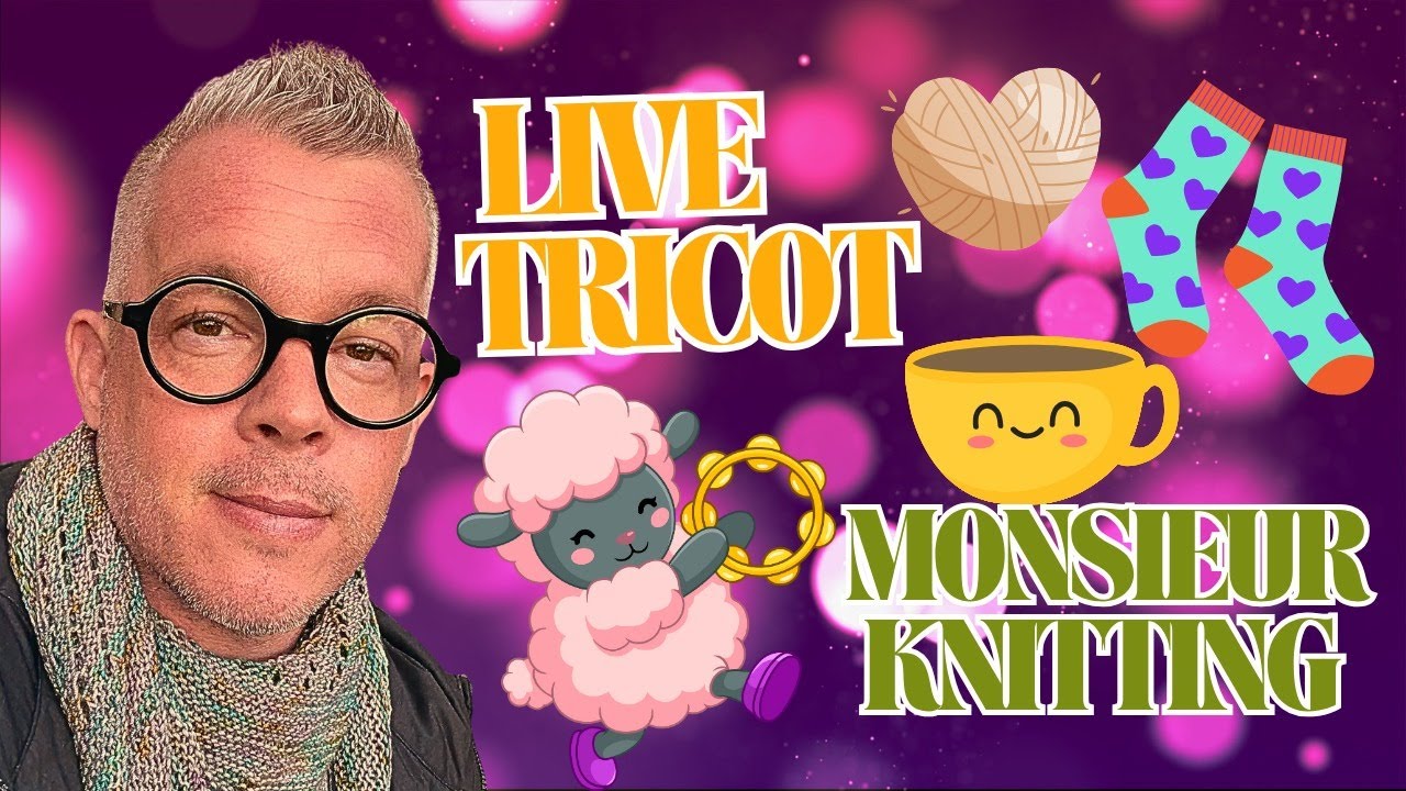 Podcast Live Tricot Novembre❄️🧶🩷✨ Entre vous et moi!😉 Ça blaguotte, ça tricote dans la bonne humeur😀