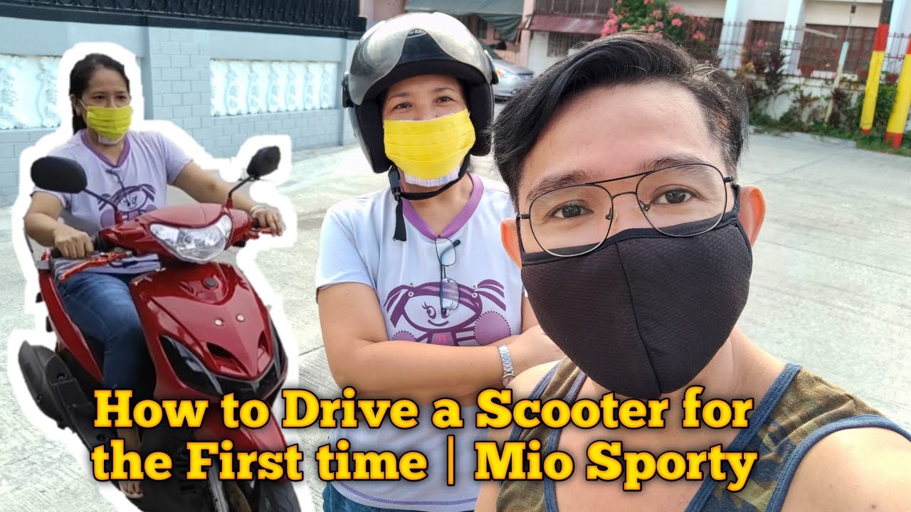 How to Drive a Scooter for First Timer | Mio Sporty
