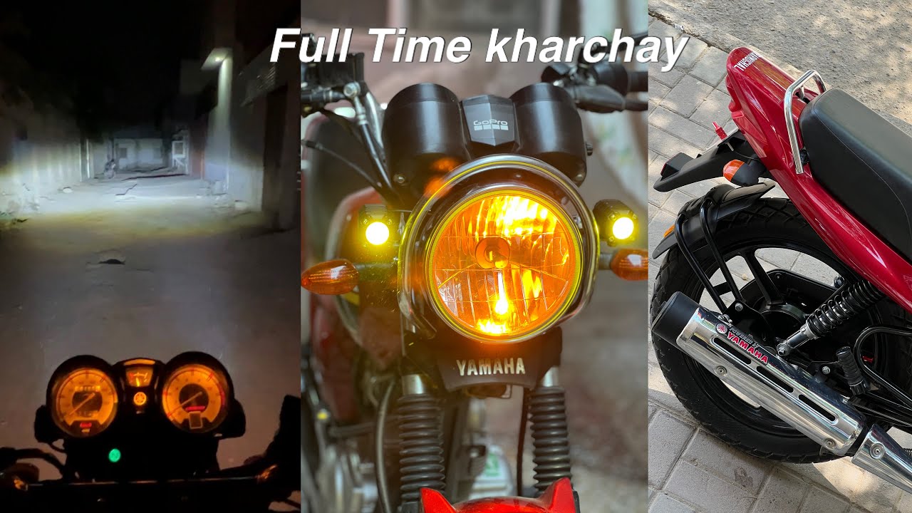 Some Minor Upgrades of My Motorcycle New lights, Stickers, project #Project Yamaha