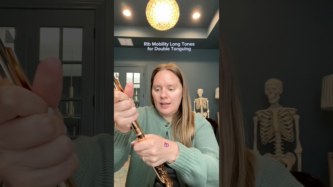 Body Mapping advice for flute double tonguing! #flute #flutist #flutetips