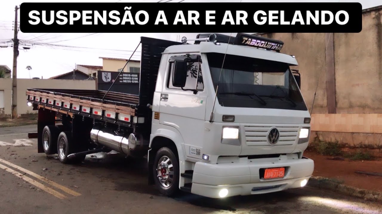 CAMINHAO COM SUSPENSAO A AR TOP DEMAIS (QUALIFICADO)