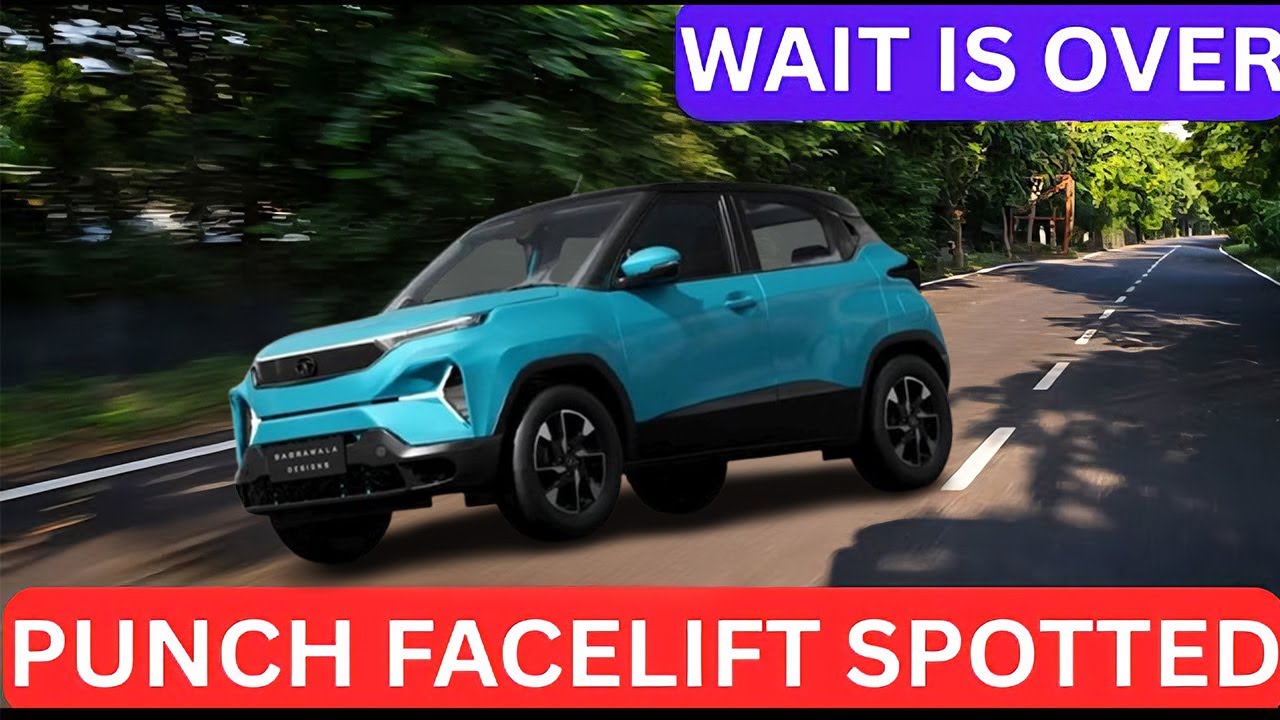 Tata punch facelift 2025, fully leaked officially ✅Spotted Testing