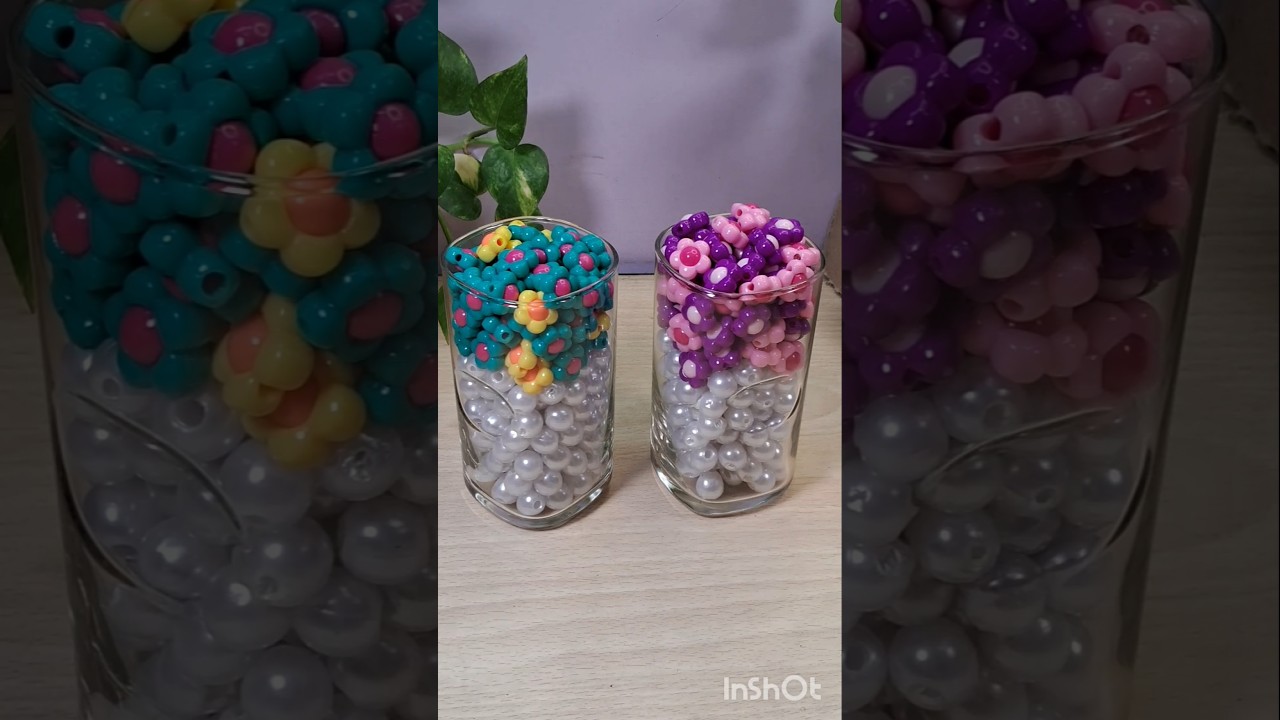 Beautiful Reverse ASMR #satisfying #fallingbeads #oddlysatisfying #beadsandthings  #fallingbeads