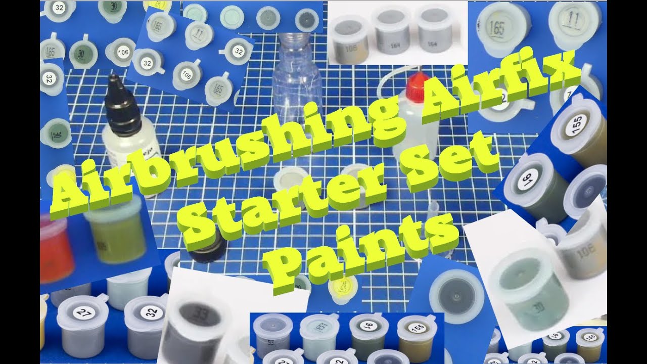 Airbrushing Airfix Starter Set Paints
