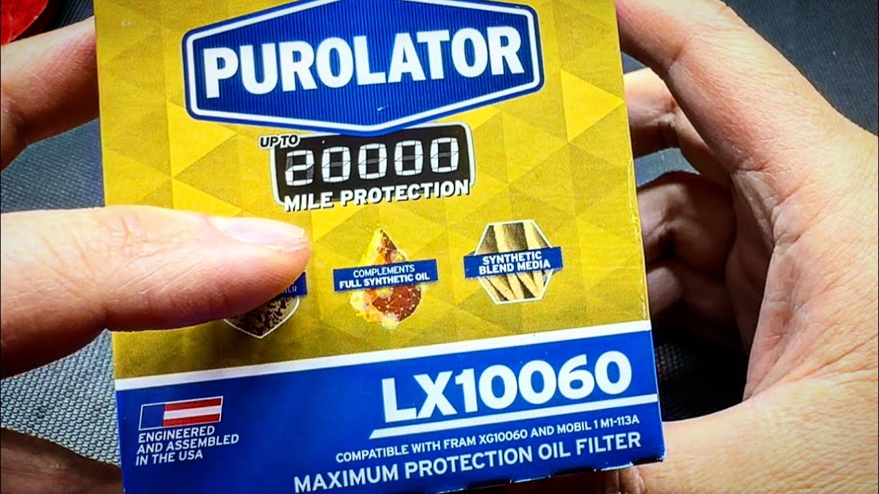 Purolator 20,000 Mile Oil Filter