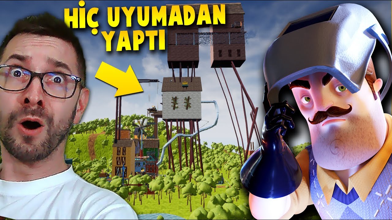 87 Gün Uyumadan Mod Yaptı, Hello Neighbor Mod