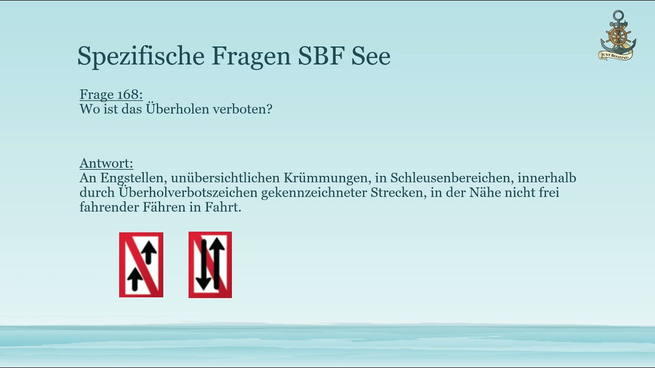 #05 spezifische Fragen See 161 - 181 zum Sportbootführerschein See