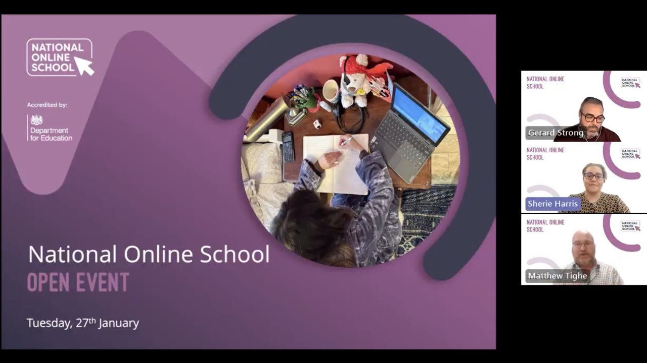 National Online School Virtual Open Event 27th January 2026